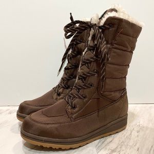 New! Kamik Bailee Faux Fur Chocolate Snow Boot 7